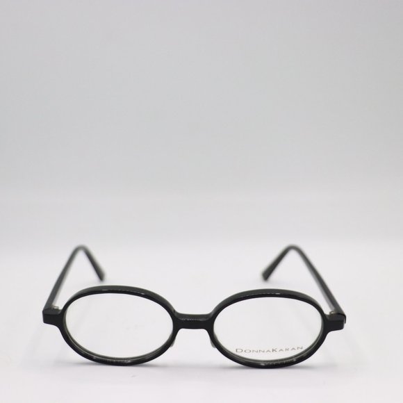 Black Round Thick Rim 70s Style Glasses Deadstock Made in Japan 49 19 145 - Picture 2 of 4